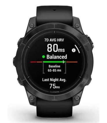 Garmin epix Pro (Gen 2) 3.3 cm (1.3") AMOLED 47 mm Digital 416 x 416 pixels Touchscreen Grey Wi-Fi GPS (satellite)