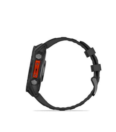 Garmin Fenix 8 3.56 cm (1.4") AMOLED 47 mm Digital 454 x 454 pixels Touchscreen Black Wi-Fi GPS (satellite)