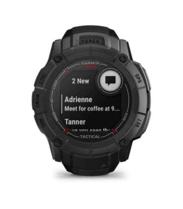 Garmin Instinct 2X Solar Tactical Edition 2.79 cm (1.1") MIP 50 mm Digital 176 x 176 pixels Touchscreen Black GPS