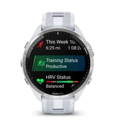 Garmin Forerunner 965 3.56 cm (1.4") AMOLED 47 mm Digital 454 x 454 pixels Touchscreen White Wi-Fi GPS (satellite)