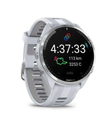 Garmin Forerunner 965 3.56 cm (1.4") AMOLED 47 mm Digital 454 x 454 pixels Touchscreen White Wi-Fi GPS (satellite)
