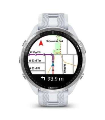 Garmin Forerunner 965 3.56 cm (1.4") AMOLED 47 mm Digital 454 x 454 pixels Touchscreen White Wi-Fi GPS (satellite)