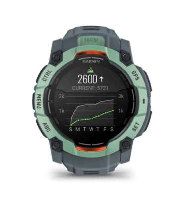 Garmin Instinct 3 AMOLED 3.3 cm (1.3") 50 mm Digital 416 x 416 pixels Touchscreen Green GPS (satellite)