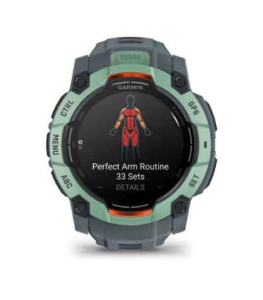 Garmin Instinct 3 AMOLED 3.3 cm (1.3") 50 mm Digital 416 x 416 pixels Touchscreen Green GPS (satellite)