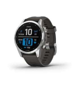 Garmin fenix 7S 3.05 cm (1.2") MIP 42 mm Digital 240 x 240 pixels Touchscreen Silver Wi-Fi GPS (satellite)