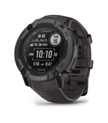 Garmin Instinct 2X Solar 2.79 cm (1.1") MIP 50 mm Digital 176 x 176 pixels Touchscreen Graphite GPS (satellite)