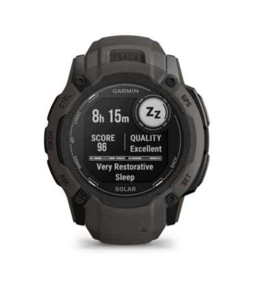 Garmin Instinct 2X Solar 2.79 cm (1.1") MIP 50 mm Digital 176 x 176 pixels Touchscreen Graphite GPS (satellite)