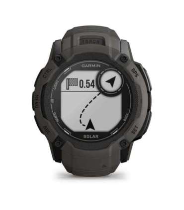 Garmin Instinct 2X Solar 2.79 cm (1.1") MIP 50 mm Digital 176 x 176 pixels Touchscreen Graphite GPS (satellite)
