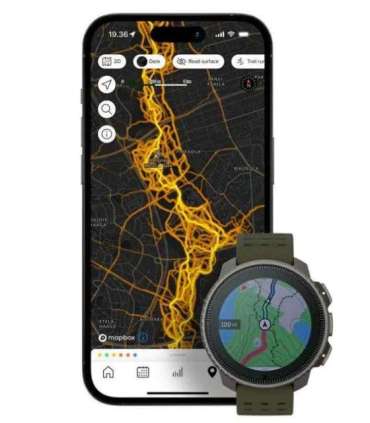 Suunto Vertical 3.56 cm (1.4") Dot-matrix 49 mm 280 x 280 pixels Touchscreen Black GPS (satellite)