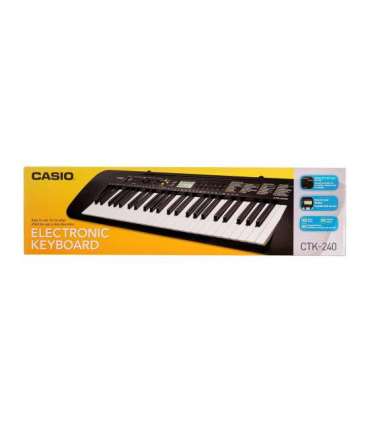 Casio CTK-240 MIDI keyboard 49 keys Black, White
