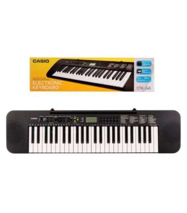 Casio CTK-240 MIDI keyboard 49 keys Black, White