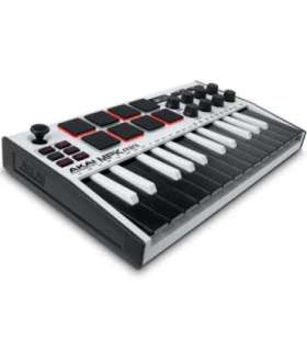 AKAI MPK Mini MK3 Control keyboard Pad controller MIDI USB Black, White
