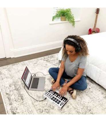 AKAI MPK Mini MK3 Control keyboard Pad controller MIDI USB Black, White