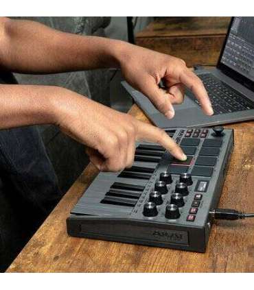AKAI MPK Mini MK3 Control keyboard Pad controller MIDI USB Black, Grey