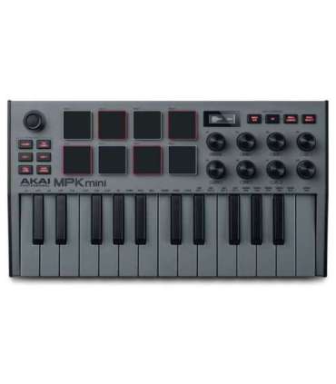 AKAI MPK Mini MK3 Control keyboard Pad controller MIDI USB Black, Grey