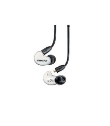 Shure AONIC 215 - in-ear headphones with single transducer and 3.5mm cable (white)