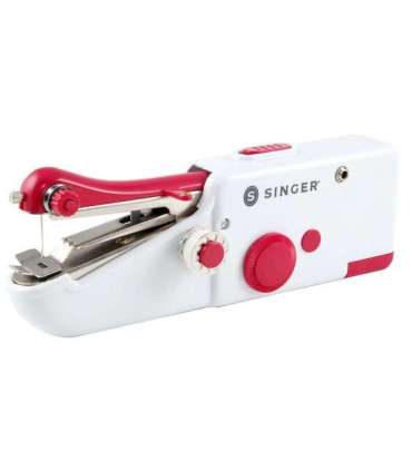SINGER Stitch Sew Quick Mini mechanical sewing machine AA Battery White