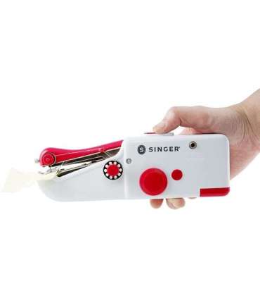 SINGER Stitch Sew Quick Mini mechanical sewing machine AA Battery White