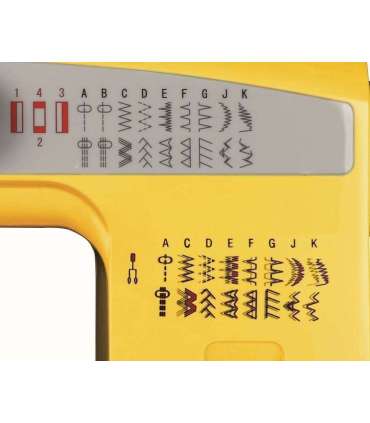 Sewing machine ŁUCZNIK SYLVIE Yellow