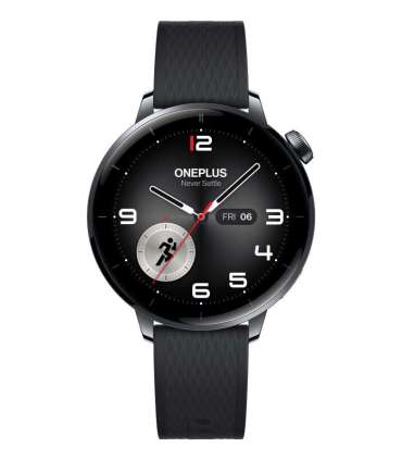 OnePlus Watch 3 43mm 3.35 cm (1.32") AMOLED Digital 466 x 466 pixels Touchscreen Black, Titanium Wi-Fi GPS (satellite)