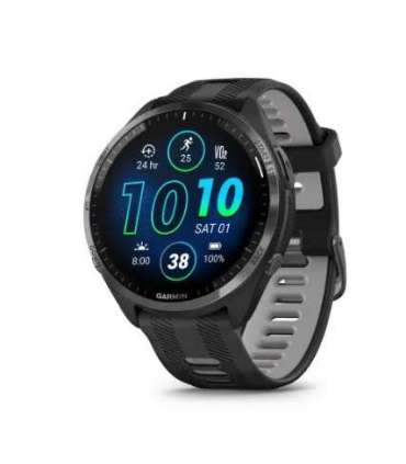 Garmin Forerunner 965 3.56 cm (1.4") AMOLED 47 mm Digital 454 x 454 pixels Touchscreen Black Wi-Fi GPS (satellite)