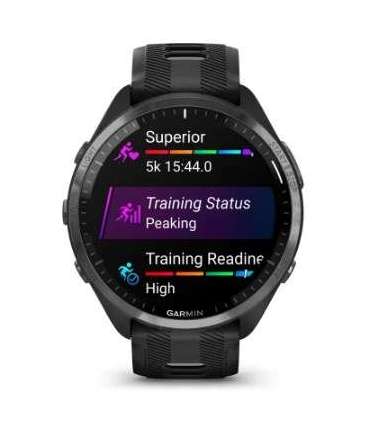 Garmin Forerunner 965 3.56 cm (1.4") AMOLED 47 mm Digital 454 x 454 pixels Touchscreen Black Wi-Fi GPS (satellite)