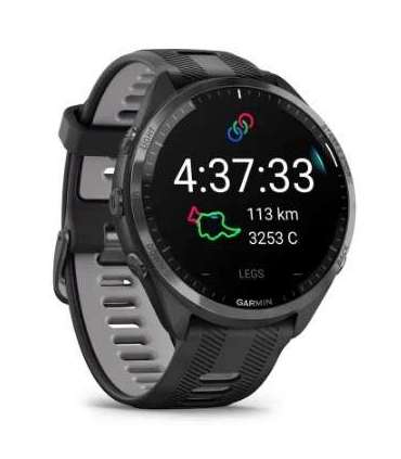 Garmin Forerunner 965 3.56 cm (1.4") AMOLED 47 mm Digital 454 x 454 pixels Touchscreen Black Wi-Fi GPS (satellite)