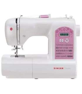Singer 6699 sewing machine, electronic, white, pink