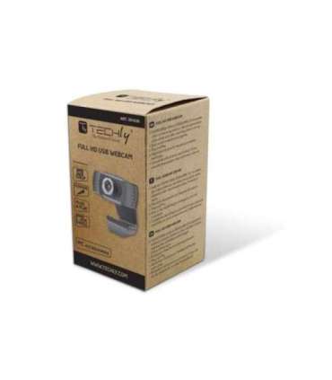 Techly I- -60T webcam 1920 x 1080 pixels USB 2.0 Black