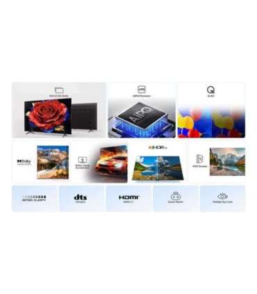 TCL P79K 43P79K TV 109.2 cm (43") 4K Ultra HD Smart TV Wi-Fi Metallic 350 cd/m²