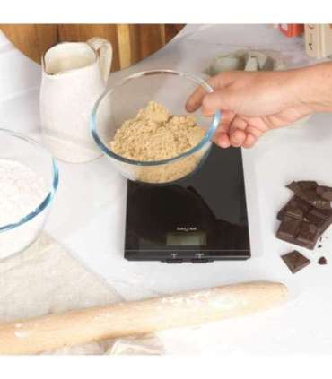 Salter SA00450BCFEU12 Glass Electronic Kitchen Scale