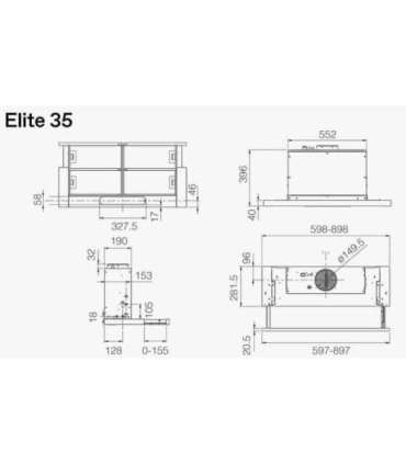 Hood ELICA ELITE 35 GRIX/A/60