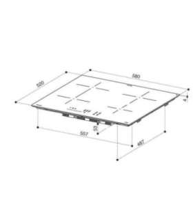 Hob FABER FCH 64 BK KL