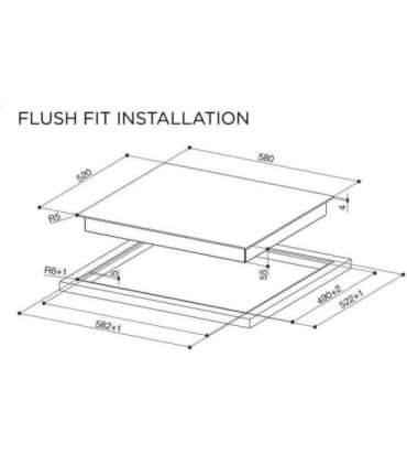 Hob FABER FCH 64 BK KL