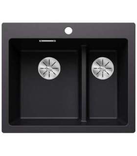 Sink BLANCO  PLEON 6 Split SILG PDUR Black InFino O.AF
