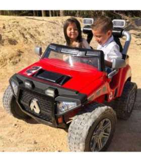 INJUSA 24V akutoitega Monster kaheistmeline LED-auto