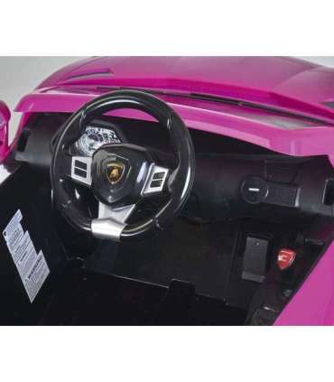 FEBER Lamborghini Aventador roosa elektriauto 6V 3+