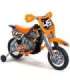 FEBER oranž motokrossi mootorratas 6V akuga lastele