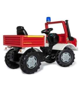 Rolly Toys Mercedes-Benz Unimog педальная пожарная машина + мигалка