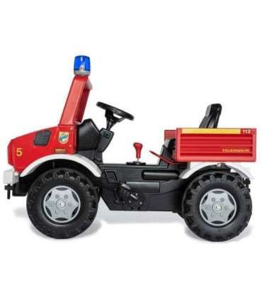 Rolly Toys Mercedes-Benz Unimog pedaalauto tuletõrje + vilkur
