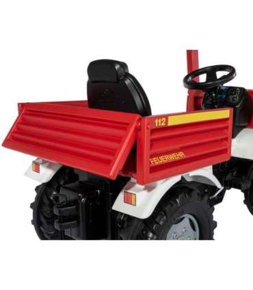 Rolly Toys Mercedes-Benz Unimog pedaalauto tuletõrje + vilkur