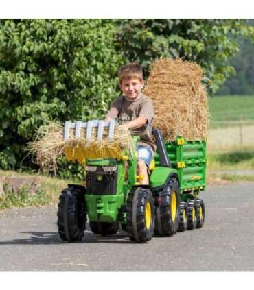 Rolly Toys traktori kopp ja puidu laadimise haaraja