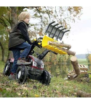 Rolly Toys traktori kopp ja puidu laadimise haaraja