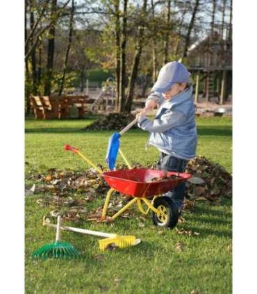 Rolly Toys punane metallist käru lastele