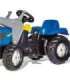 Rolly Toys rollyKid-X New Holland rollyKid traktor koos kopa ja haagisega Sinine