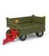Rolly Toys rollyTrailer Rolly Multi kahe teljega roheline haagis