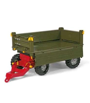 Rolly Toys rollyTrailer Rolly Multi kahe teljega roheline haagis