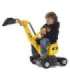 Rolly Toys RollyDigger CAT - kollane pöörlev sõidetav ekskavaator