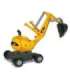 Rolly Toys RollyDigger CAT - kollane pöörlev sõidetav ekskavaator