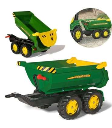 Rolly Toys rollyHalfpipe John Deere kallutatav haagis